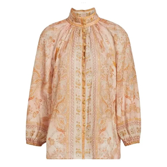 Zimmermann Acacia Billow Blouse - 2025 Collection - Picture 2 of 9